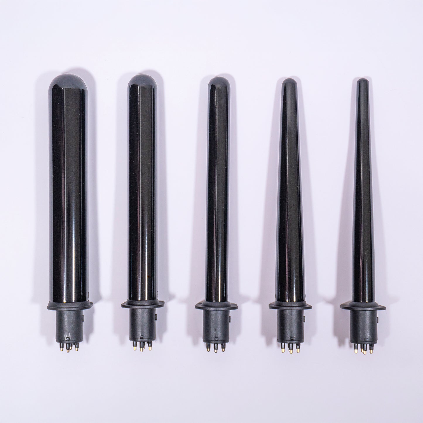 Kit Profesional Stylise Ferro Con 5 Puntas+plancha 6 en 1 Color Negro