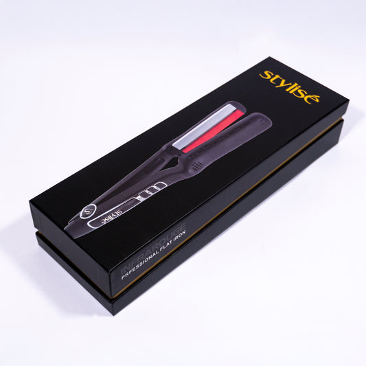 Plancha Profesional para el cabello marca Stylise Infrarroja