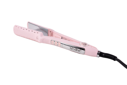 Plancha Profesional para el Cabello Stylise Placa de Titanio Color Rosa