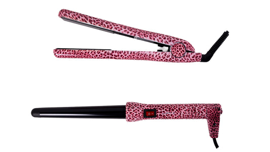 Duo Plancha y Ferro para el Cabello Best Hair Days Edición Especial Leopard