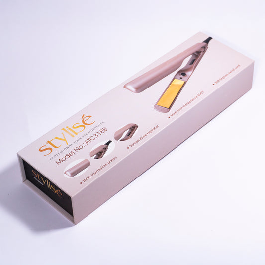 Plancha Profesional Stylisé Modelo ATC 318B 2 en 1 Color Golden