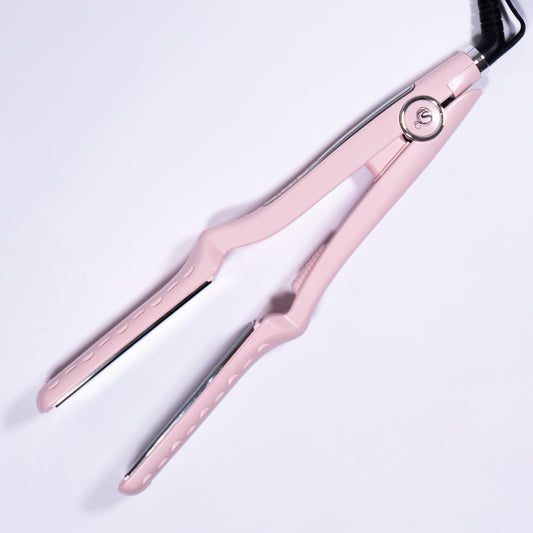 Plancha Profesional para el Cabello Stylise Placa de Titanio Color Rosa